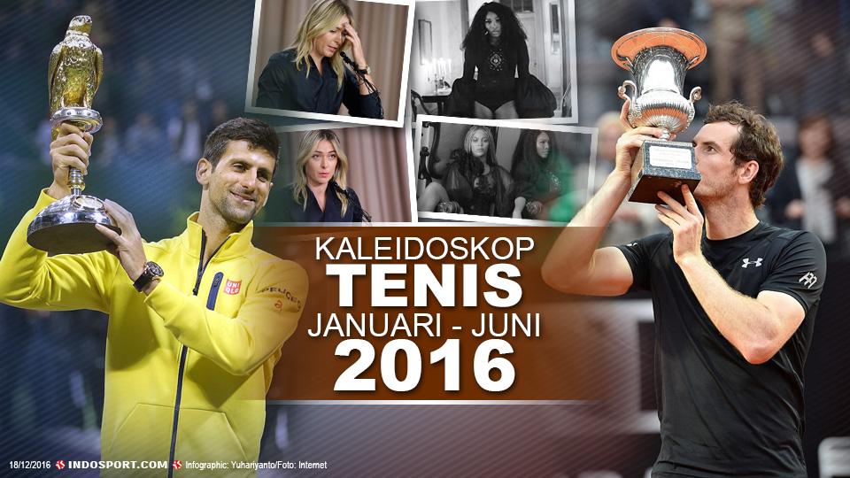 Kaleidoskop Tenis Januari - Juni 2016 - INDOSPORT